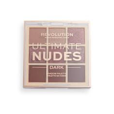 Makeup Revolution Ultimate Nudes Dark 8,1 g paleta senčil za oči