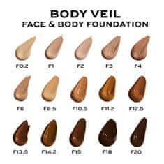 Makeup Revolution Body (Face & Body Foundation) Make-up Body Veil (Face & Body Foundation) 120 ml (Odtenek F2)