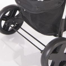 Lorelli Otroški voziček INES + Pokrivalo BLACK LEAVES
