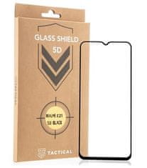 Tactical Glass Shield 5D zaščitno steklo za Realme C21, črno