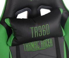 BHM Germany Gaming stol Turbo, črna / zelena