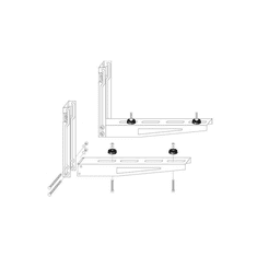 Niccons Konzola za klimo 600x400mm