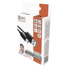 Emos kabel USB 2.0 A/M - mini B/M, 2 m, črn