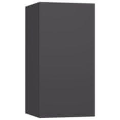 Vidaxl TV omarica 2 kosa siva 30,5x30x60 cm iverna plošča