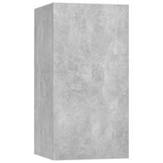 Vidaxl TV omarica betonsko siva 30,5x30x60 cm iverna plošča