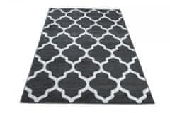 Chemex Večbarvna Preproga S Kratkimi Lasmi K082B Siva 120x170 cm