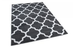 Chemex Večbarvna Preproga S Kratkimi Lasmi K082B Siva 120x170 cm