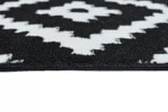 Chemex Večbarvna Preproga S Kratkimi Lasmi L885D Črna 200x300 cm