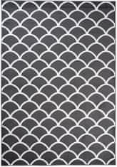 Chemex Večbarvna Preproga S Kratkimi Lasmi Q533A Siva 80x150 cm