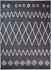 Chemex Večbarvna Preproga S Kratkimi Lasmi Q536A Siva 80x150 cm
