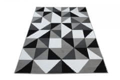Chemex Večbarvna Preproga S Kratkimi Lasmi T235A Bela 140x200 cm