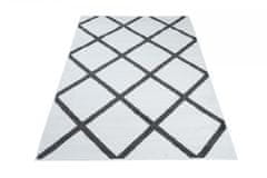 Chemex Večbarvna Preproga S Kratkimi Lasmi L889E Bela 80x150 cm