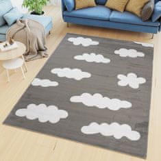 Chemex Večbarvna Preproga S Kratkimi Lasmi T631A Siva 200x300 cm