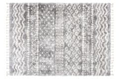 Chemex Preproga Aztec Boho Shaggy Z Resicami Fa60A Ejf Kremna Siva 120x170 cm
