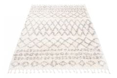 Chemex Preproga Aztec Boho Shaggy Z Resicami Fn35A Ejf Kremna Siva 80x150 cm