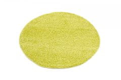 Chemex Preproga Tokyo Shaggy Soft Soft Prijetna Na Dotik Okrogla 6365A Light For Zelena 100x100 cm