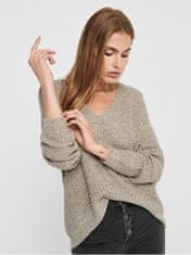 Jacqueline de Yong Ženski pulover JDYNEW 15208245 Cement (Velikost L)