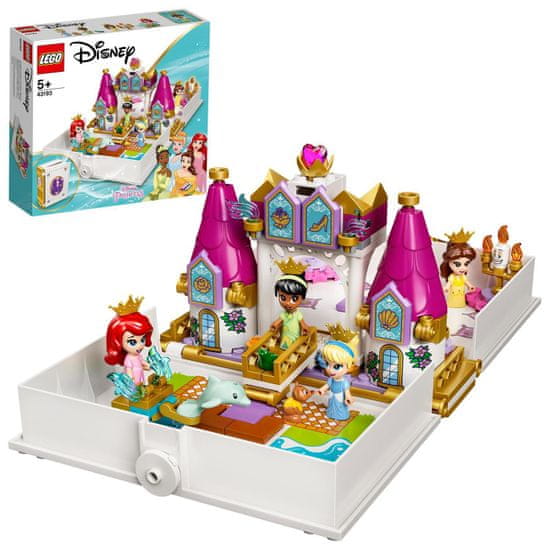 LEGO Disney Princess 43193 Ariela, lepotica, Pepelka in Tiana + knjiga
