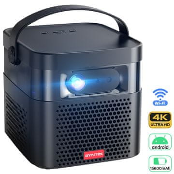 Byintek UFO U70 PRO prenosni mini 3D LED DLP projektor, Android, Wifi, 2 GB/32 GB