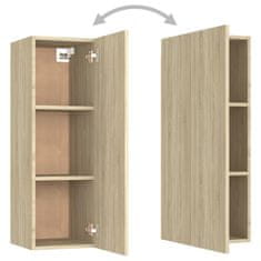 Vidaxl TV omarica 2 kosa sonoma hrast 30,5x30x90 cm iverna plošča