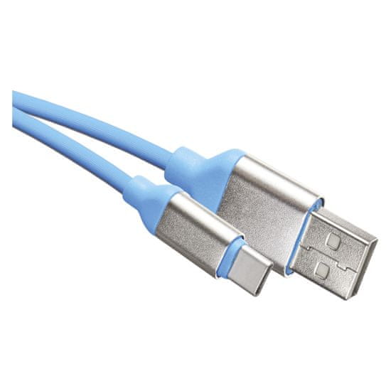 Emos kabel USB 2.0 A/M - USB C/M, 1 m, moder