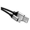 kabel USB 2.0 A/M - USB C/M, 1 m, črn