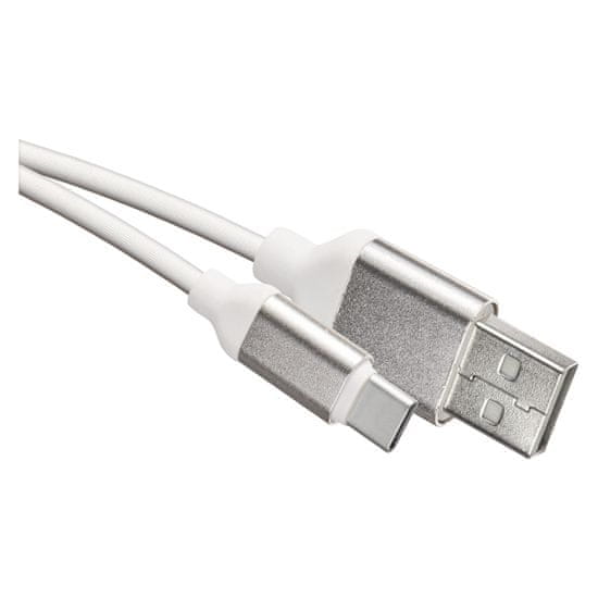 Emos kabel USB 2.0 A/M - USB C/M, 1 m, bel