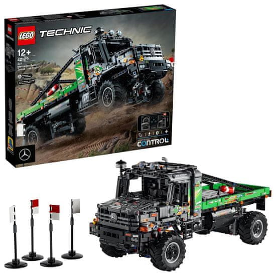 LEGO Technic 42129 Preizkusni tovornjak Mercedes-Benz Zetros 4x4