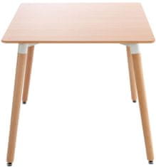 BHM Germany Zložljiva miza Viborg, 80 cm, naravna