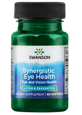 Swanson Synergistic Eye Health - lutein & amp; Zeaksantin (zdravje oči), 60 soffel kapsul