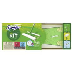 Swiffer Sweeper začetni komplet, 1 ročaj + 8 krp za prah + 3 čistlnimi robčki