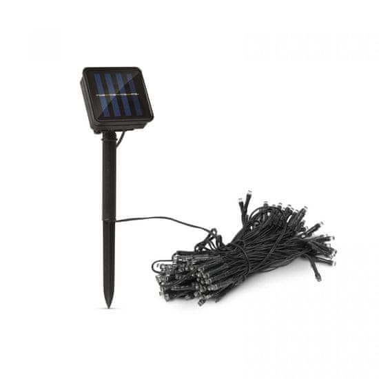 GARDEN OF EDEN LED solarna svetilka - 50 kosov pisanih LED - 2 funkciji - 5 + 2 m