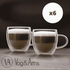 Vog&Arths 6x skodelica za cappuccino z dvojno steno - 250 ml