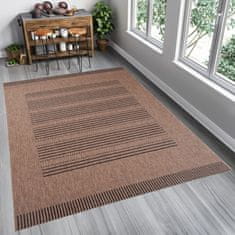 Chemex Preproga Vrvica Floorlux Modno Stilsko 20001 Rjava Črna 60x110 cm
