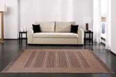 Chemex Preproga Vrvica Floorlux Modno Stilsko 20001 Rjava Črna 60x110 cm