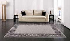 Chemex Preproga Vrvica Floorlux Modno Stilsko 20014 Srebrna Črna 60x110 cm