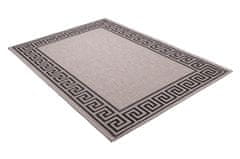 Chemex Preproga Vrvica Floorlux Modno Stilsko 20014 Srebrna Črna 60x110 cm