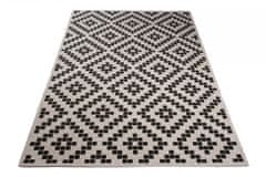 Chemex Preproga Vrvica Floorlux Modno Stilsko 20147 Srebrna Črna 60x110 cm