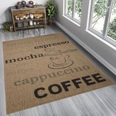 Chemex Preproga Vrvica Floorlux Modno Stilsko 20220 Kremna Črna 60x110 cm