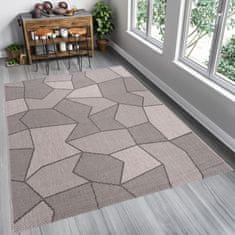 Chemex Preproga Vrvica Floorlux Modno Stilsko 20280 Srebrna Črna 60x110 cm