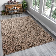 Chemex Preproga Vrvica Floorlux Modno Stilsko 20416 Rjava Črna 60x110 cm