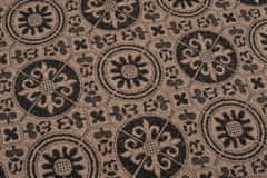 Chemex Preproga Vrvica Floorlux Modno Stilsko 20416 Rjava Črna 60x110 cm
