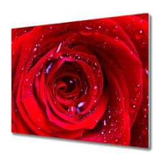 tulup.si Steklena podloga za rezanje Rose cvet 60x52 cm
