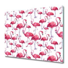 tulup.si Steklena podloga za rezanje Flamingos 60x52 cm