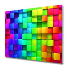 tulup.si Steklena podloga za rezanje Pisane škatle 2x30x52 cm