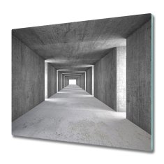 tulup.si Steklena podloga za rezanje Predor beton 60x52 cm