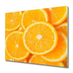 tulup.si Steklena podloga za rezanje Oranžna rezine 60x52 cm