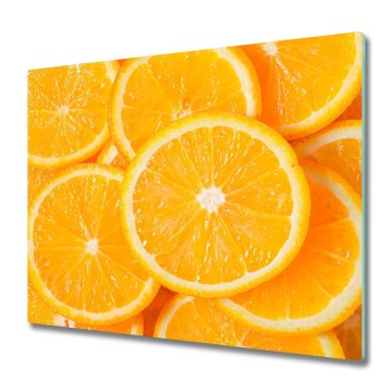 tulup.si Steklena podloga za rezanje Oranžna rezine