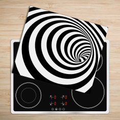 tulup.si Steklena podloga za rezanje Spiralni trakovi 60x52 cm