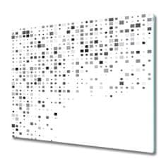 tulup.si Steklena podloga za rezanje Abstraktne kvadratov 60x52 cm